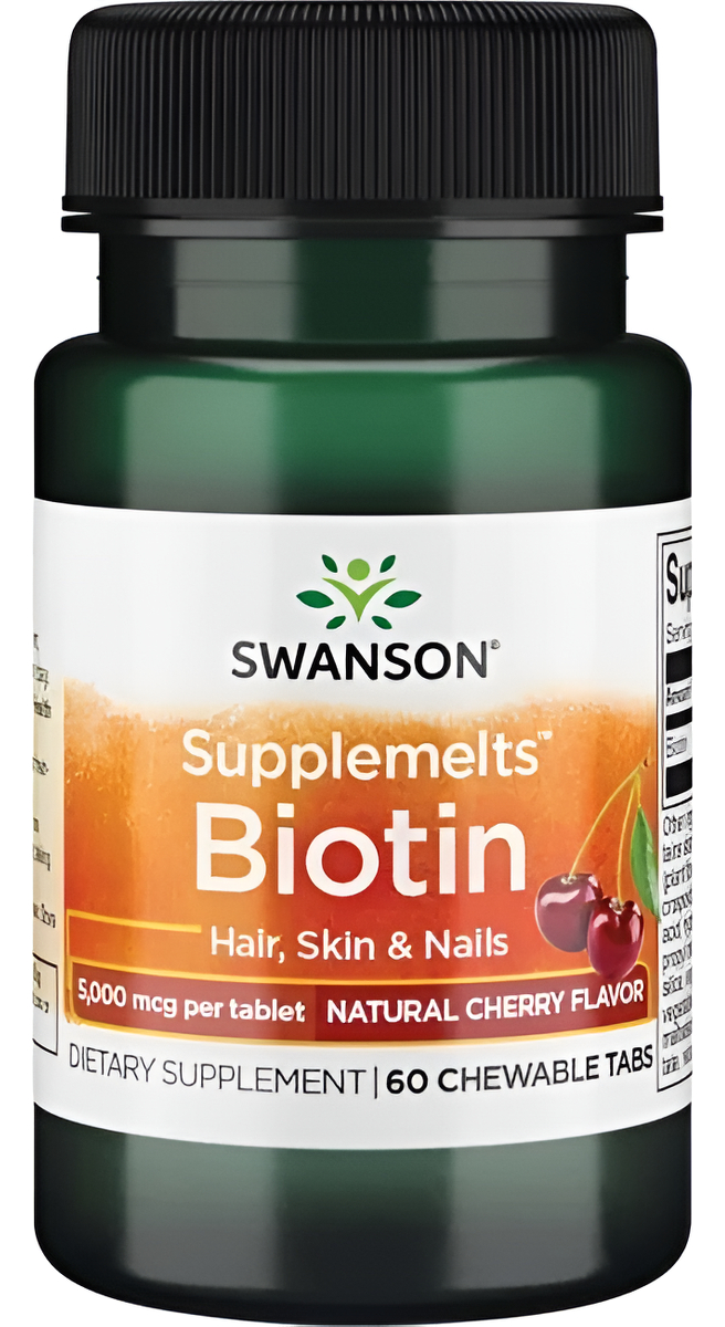 Sublingual Biotin 60 Caps 5,000 Mcg De Swanson