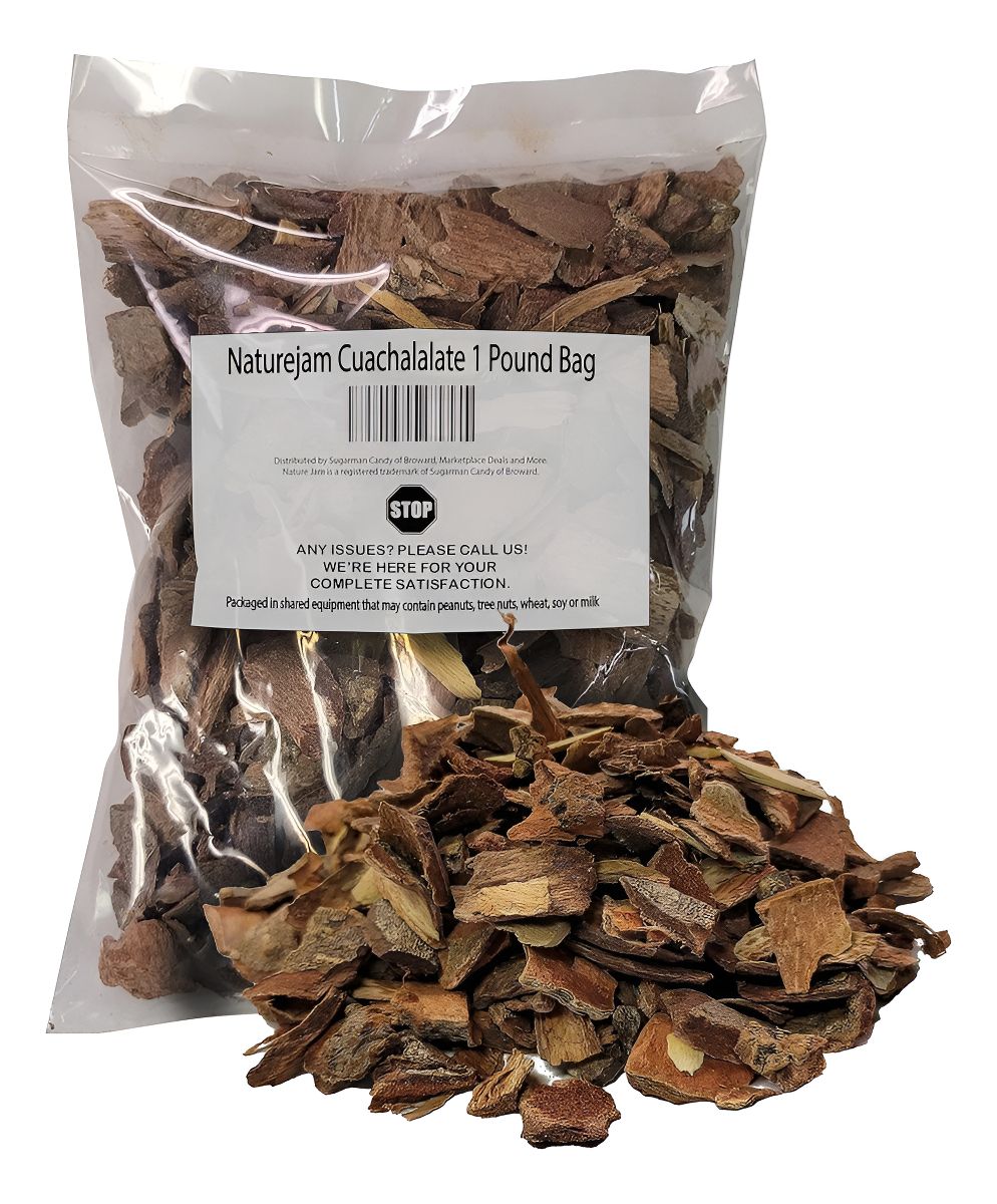 Naturejam Cuachalalate - Bolsa De 1 Libra, Úlcera De Estómago Y Malestar Digestivo, Ayuda 100% Natural, Sin Procesamien