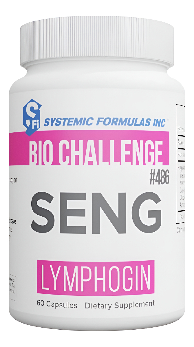 Systemic Formulas Seng Lymphogin - Soporte Linfático Saludable Y Tóner Glandular, 60 Cápsulas, Bio Challenge #486. Circ