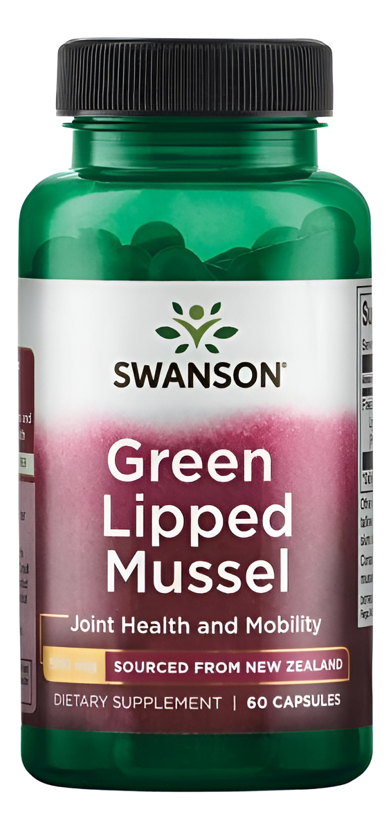 Mejillón De Labios Verdes 60 Caps 500 Mg De Swanson