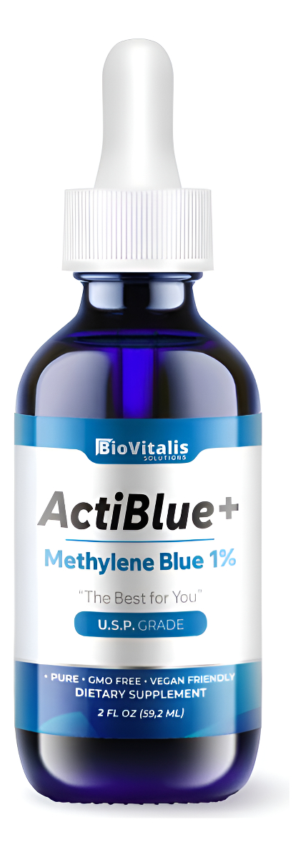 Biovitalis Solutions Actiblue+azul De Metileno Farmacéutico 2 Oz