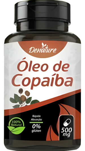 Oleo De Copaiba Softgels - 500 Mg (60 Cápsulas) - Apoya Los Sistemas Cardiovasculares, Inmunológicos Y Digestivos