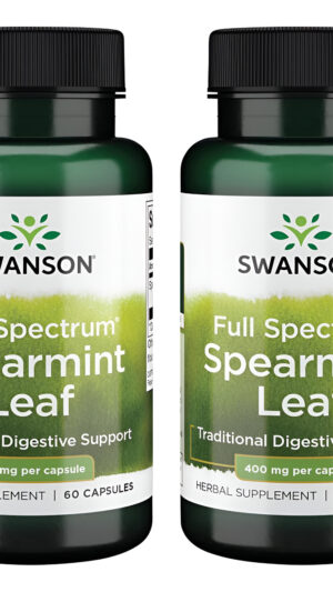 Swanson Spearmint Leaf (mentha Spicata) - Suplemento Herbario De Espectro Completo Que Apoya La Salud Digestiva 'y ' Pr