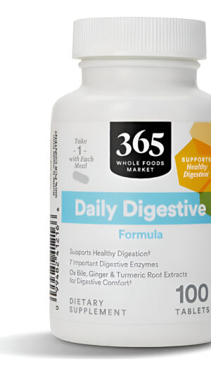 365 By Whole Foods Market, Fórmula Diaria Digestiva, 100 Tabletas