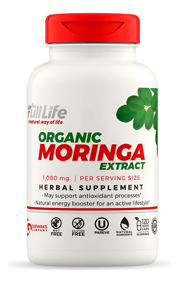 Full Life Cápsulas De Moringa Oleifera - Suplemento Dietético - Pastillas De Moringa Para Mujeres Y Hombres - Refuerzo