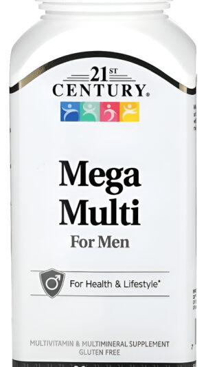 21st Century Mega Multi Para Hombres, Multivitamínico Y Multimineral, 90 Tabletas
