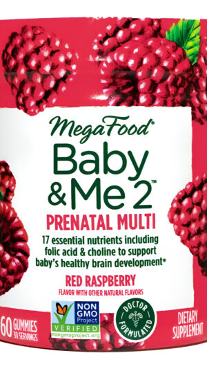 Gomitas Multivitamínicas Prenatales Baby & Me 2 De Megafood: Multivitamínico Con Vitaminas B, Ácido Fólico Y Colina
