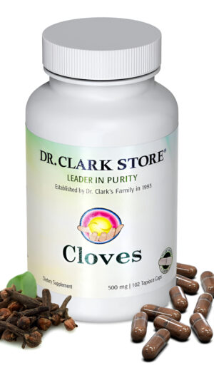 Dr Clark Store Clavo Vegetariano, 500 Mg, 102 Cápsulas De Tapioca - Ayuda A Mantener El Rendimiento Hepático Y La Circu