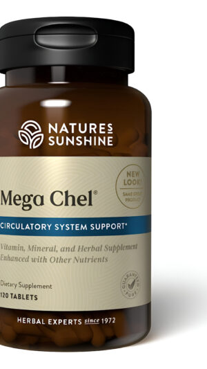 Nature's Sunshine Mega-chel, 120 Tabletas, Vitamina Completa Con Potentes Antioxidantes, Hierbas, Vitaminas, Minerales