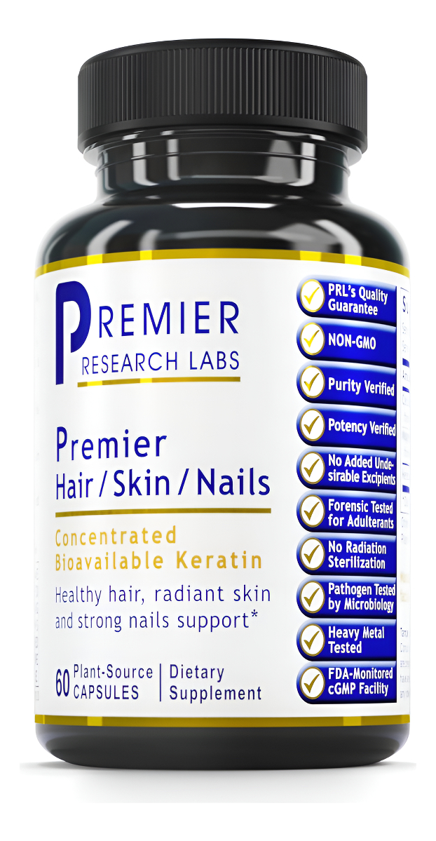 Premier Research Labs Cabello/piel/uñas - Producto De Uñas Y Cabello Para Mujeres - Suplemento De Queratina Que Apoya L
