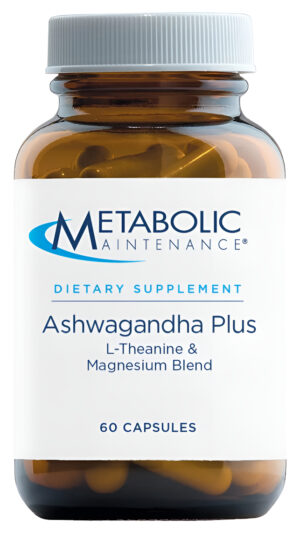 Metabolic Maintenance Ashwagandha Plus, Extracto Concentrado Al 35 % Con Bisglicinato De Magnesio + L-teanina