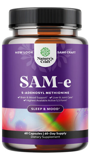 Sam-e 200 Mg Suplemento De Apoyo Al Estado De Ánimo  S-adenosil Metionina Sam-e Suplemento Para Relajar El Estado De Á