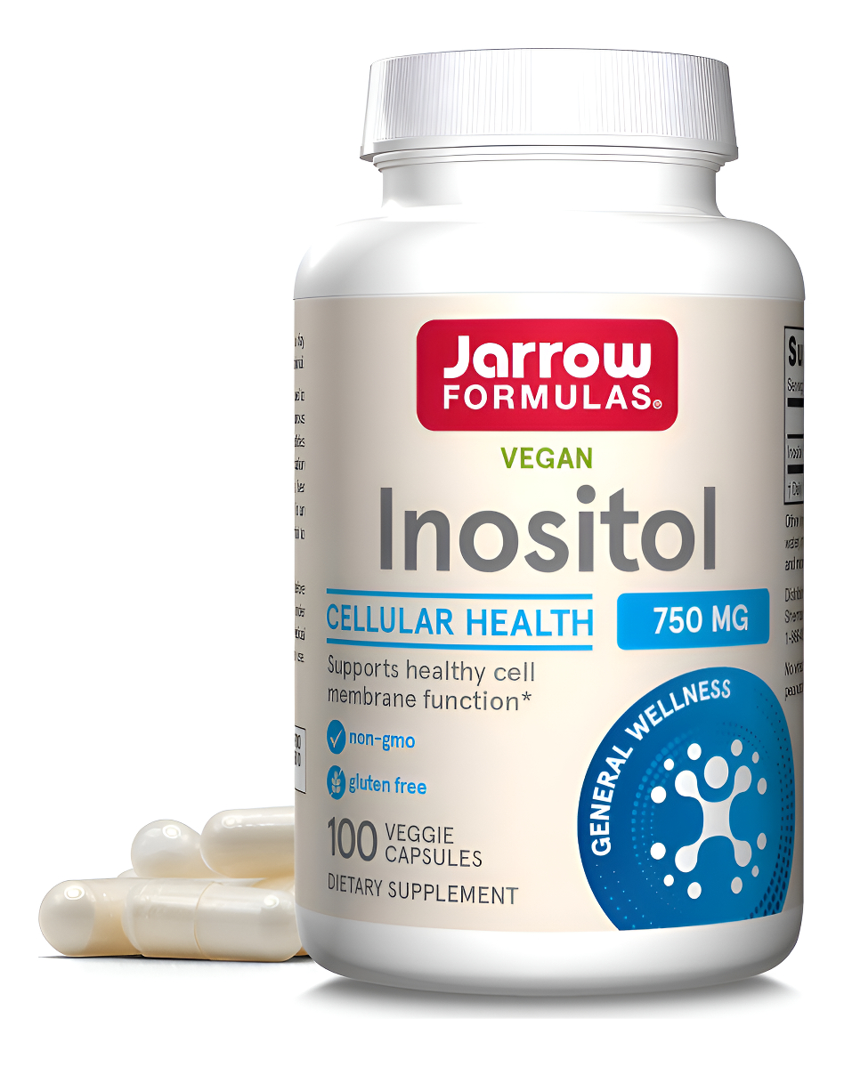 Jarrow Formulas Inositol 750 Mg - 100 Cápsulas Vegetales