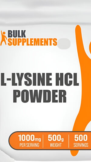 L-lisina 500g - Bulksupplements