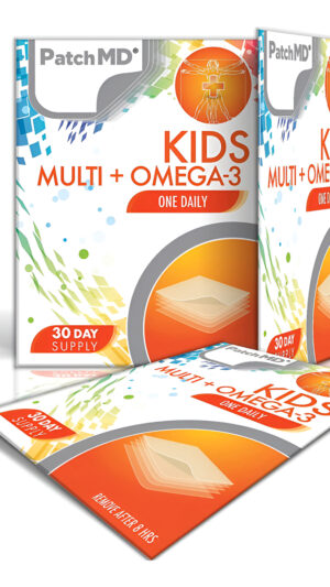 Patchmd Parches Tópicos Multivitamínicos Omega-3 Para Niños - 30 Días De Suministro