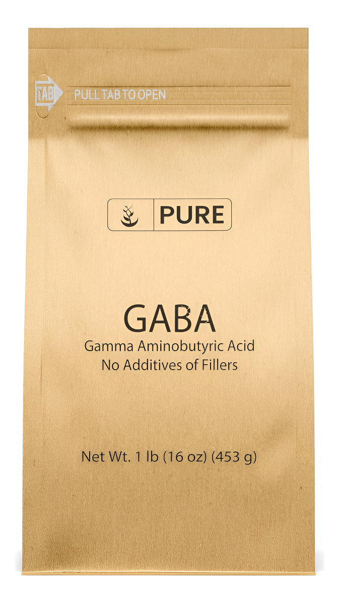 Pure Original Ingredients Polvo De Ácido Gamma Aminobutírico (gaba) (1 Lb) Siempre Puro, Sin Rellenos Ni Aditivos, Veri