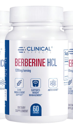 Clinical Effects Berberina Hcl - Berberina Pura 1200 Mg De Agracejo, Sello De Oro, Uva De Oregón E Hilo De Oro, Paquete