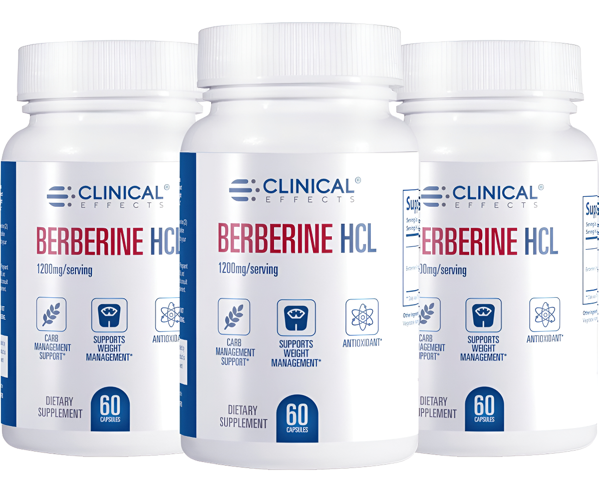 Clinical Effects Berberina Hcl - Berberina Pura 1200 Mg De Agracejo, Sello De Oro, Uva De Oregón E Hilo De Oro, Paquete