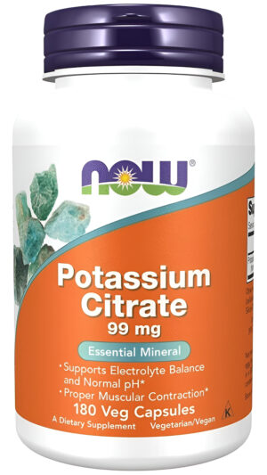 Citrato Potasio 180 Cap Now