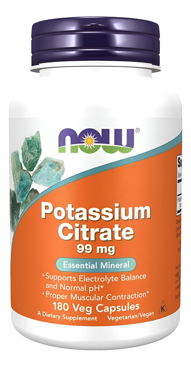 Citrato Potasio 180 Cap Now