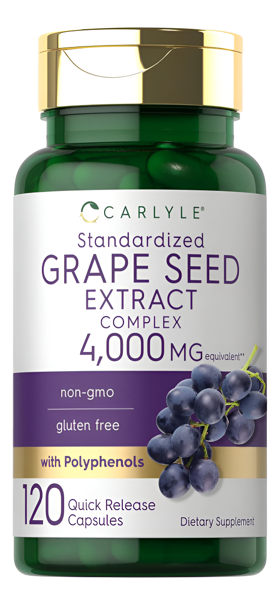 Carlyle Extracto Semilla De Uva 4000 Mg 120 Cápsulas