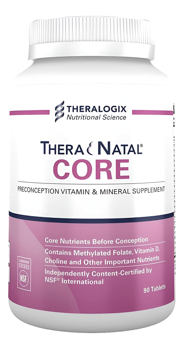 Theranatal Core Preconception Suplemento Prenatal De Vitaminas Y Fertilidad Para Mujeres, 90 Cápsulas