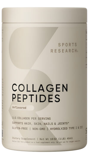 Sports Research Péptidos De Colágeno Bovino Premium 16 Oz.