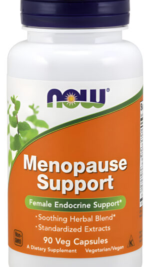 Now Foods Apoyo Para La Menopausia, Suplemento Herbal De Apoyo Endocrino Para La Mujer 90 Cápsulas