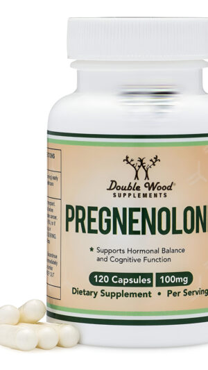 Pregnenolone 100 Mg Por Porción (convertida En Progesterona Para Aumentar Los Niveles De Progesterona)  Probado Por Te