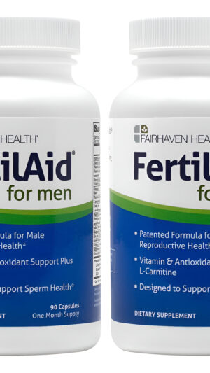 Fertilaid - Suministro De 2 Meses Para Hombres, Fertilidad Masculina Y Vitamina Prenatal, Apoya El Recuento Y La Motili