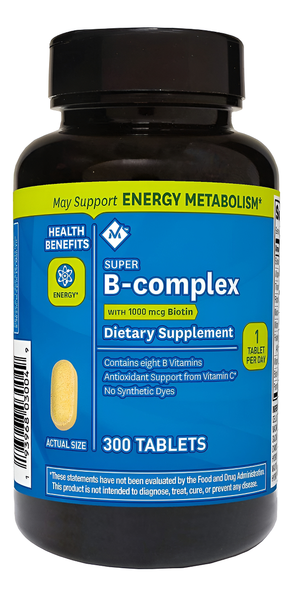Members Mark Super B-complex Suplemento Dietético (300 Tabletas)