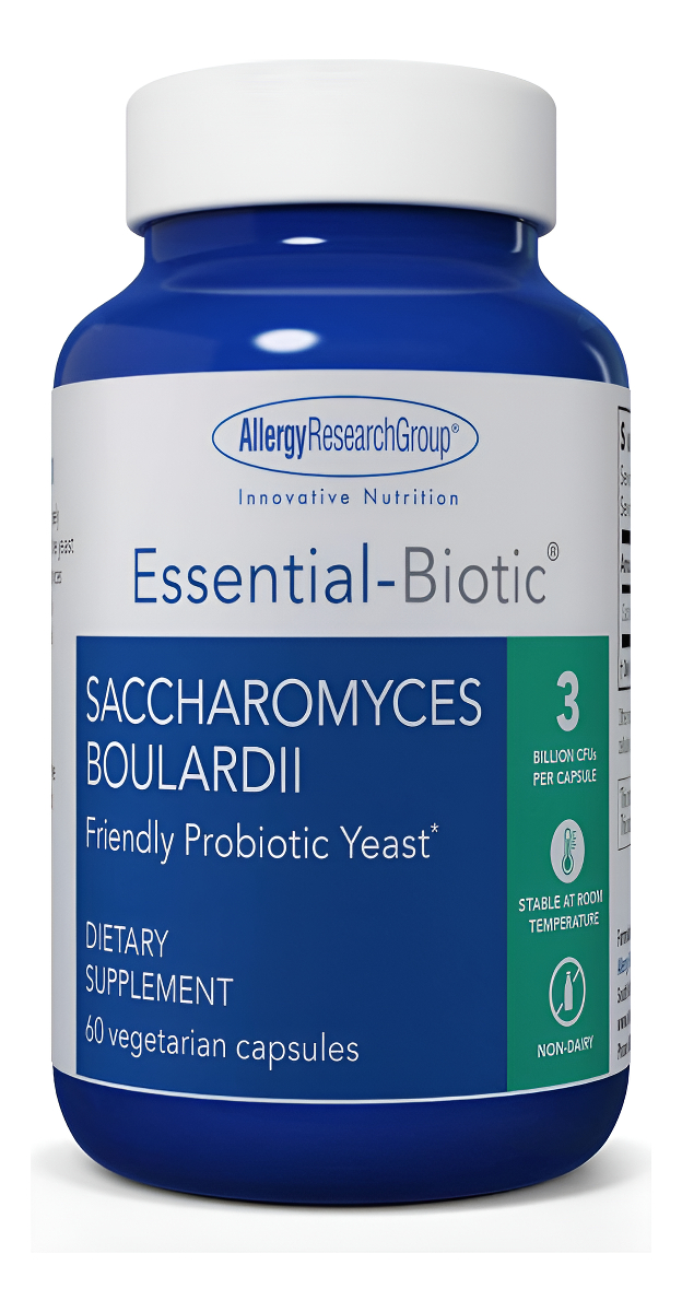 Allergy Research Group - Probióticos Saccharomyces Boulardii Para La Salud Gastrointestinal - Cápsulas De 60 Ct