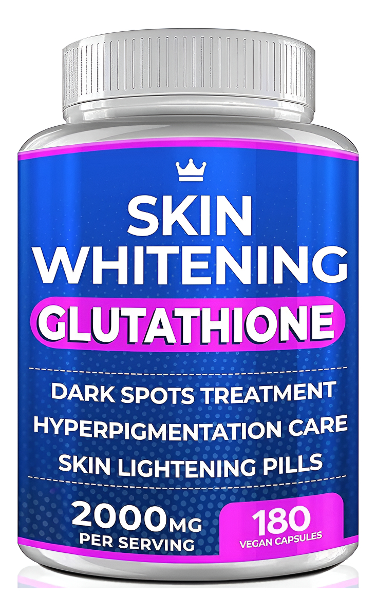 Skin Whitening Suplemento Para Aclarar La Piel Con Glutatión 2000mcg 180 Cápsulas