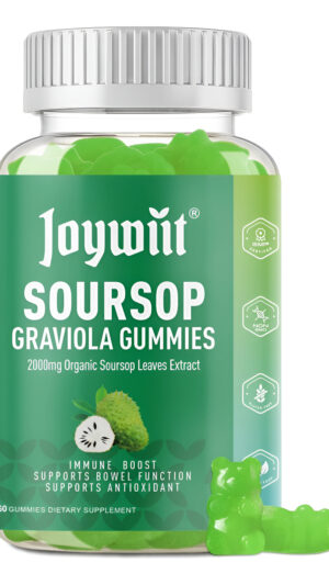 Gomitas De Graviola De Guanábana Orgánica, 2000 Mg De Extracto De Guanábana Orgánica, Antioxidante, Digestivo Y Apoyo I