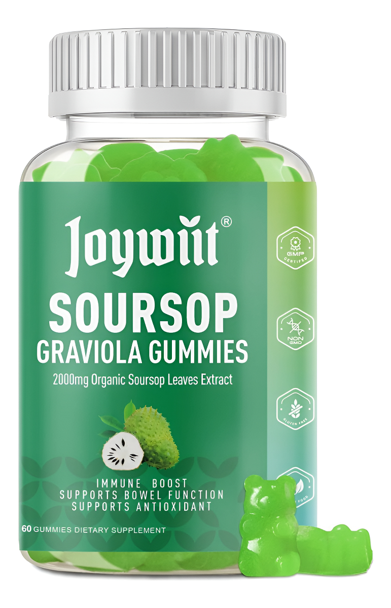 Gomitas De Graviola De Guanábana Orgánica, 2000 Mg De Extracto De Guanábana Orgánica, Antioxidante, Digestivo Y Apoyo I