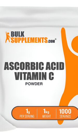 Bulksupplements Vitamina C En Polvo, Ácido Ascórbico, Polvo Vit C, Vitamina C Pura (2.2 Lbs, 2.2 Libras)