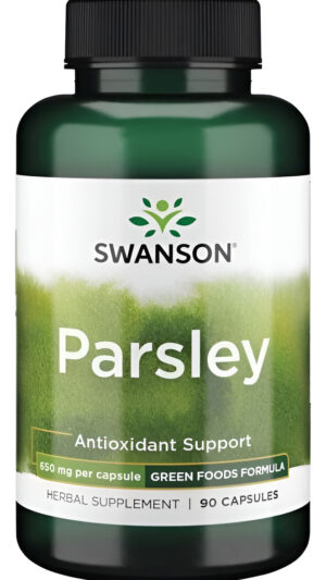 Perejil Parsley Calidad Swanson 90 Caps 650 Mg Mal Aliento