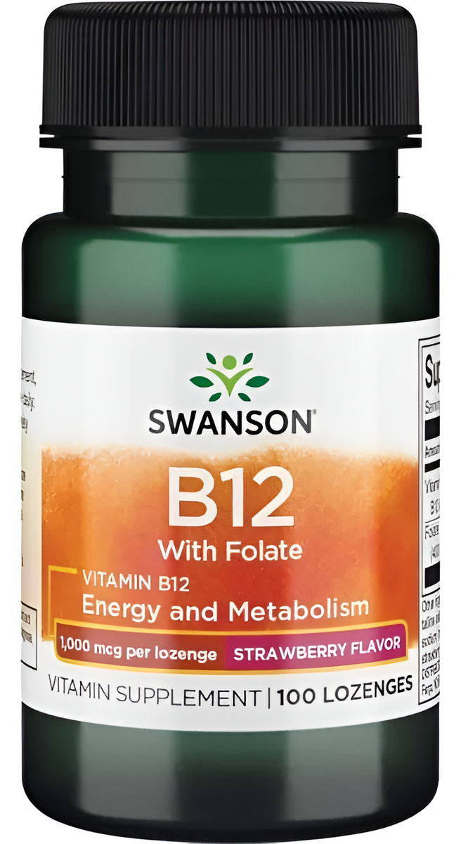 Pastillas De Vitamina B-12- 100 Caps- 1000 Mcg De Swanson