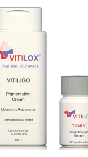Vitiligo Vitilox® Rejuvenation Cream And T-cell-v Capsules