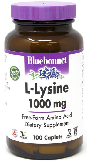 L-lisina 1000mg - Bluebonnet
