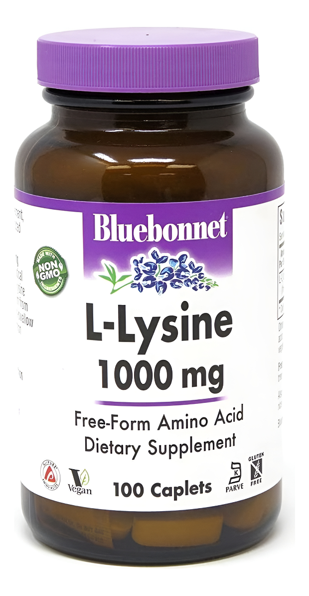 L-lisina 1000mg - Bluebonnet