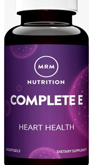 Mrm Nutrition Complete E | 400 Ui De Vitamina E | Salud Del Corazón | Con Vitamina C | Sin Gluten | 60 Cápsulas Blandas