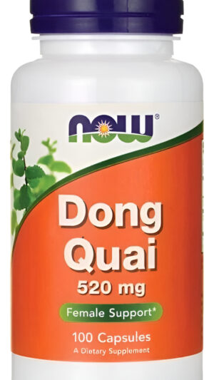 Dong Quai Ginseng Femenino 520 Mg 100 Capsulas De Now