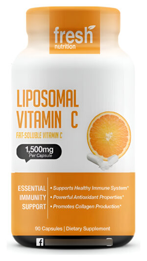 Vitamina C Liposomal: El Único 1500 Mg Por Cápsula (no 2 Cáp