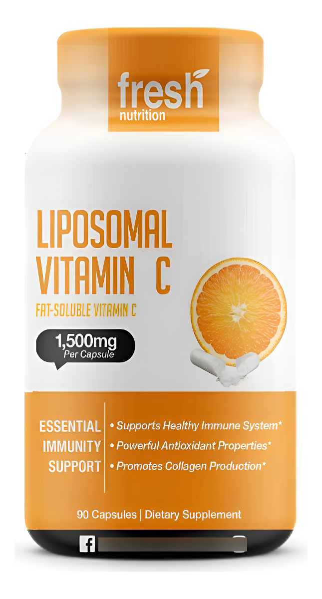 Vitamina C Liposomal: El Único 1500 Mg Por Cápsula (no 2 Cáp