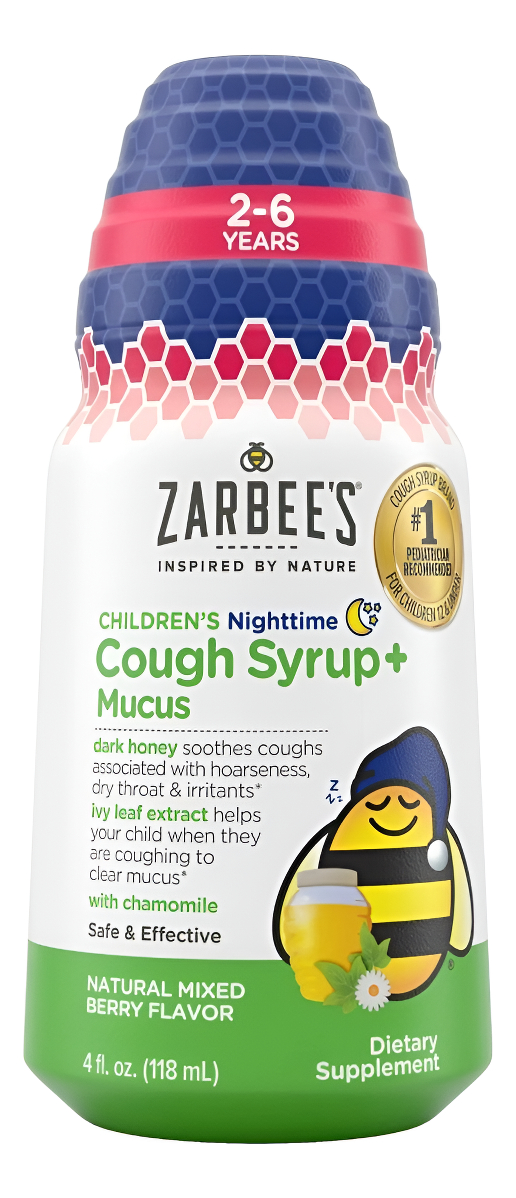 Zarbee Jarabe Natural Para La Tos, Niños 2-6 Años