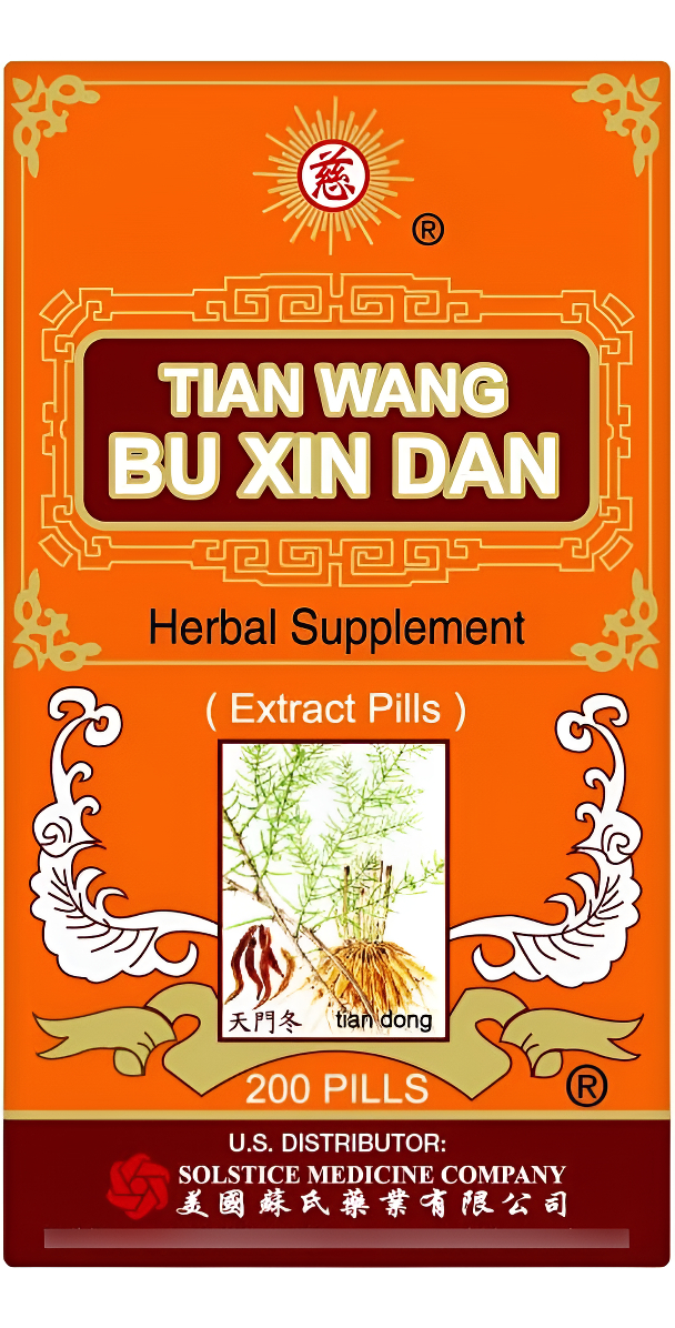 Solstice Medicine Company Tian Wang Bu Xin Dan Suplemento De Hierbas Apoya La Salud Cardiovascular, 200 Píldoras