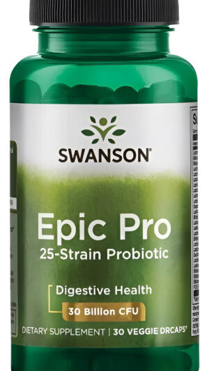 Probiótico De 25 Cepas Epic Pro 30 Capsulas Swanson Premiun