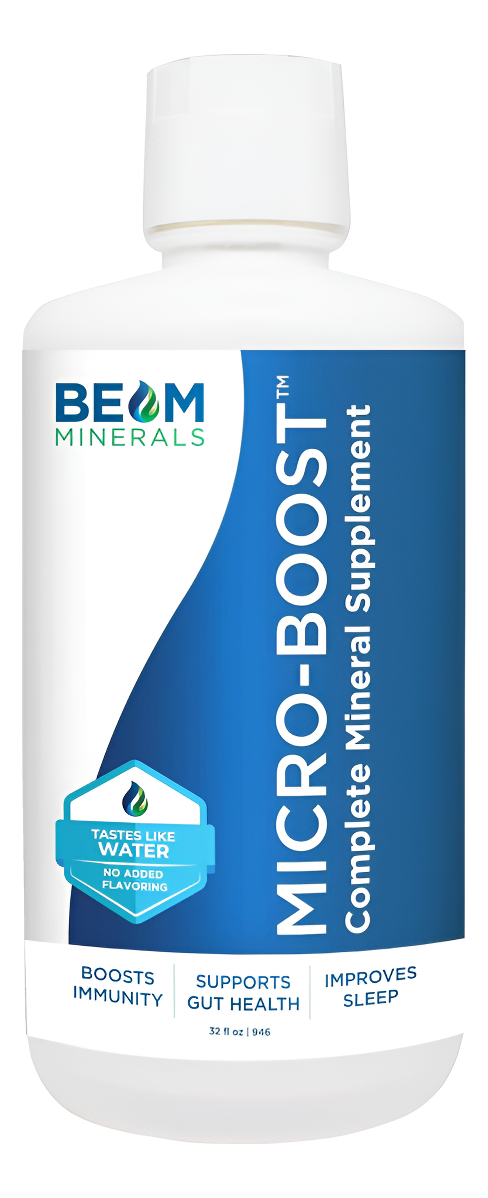 Beam Minerals Suplemento De Minerales Múltiples A Base De Plantas Y Electrolitos Líquido (micro-boost) 32 Fl. Oz.