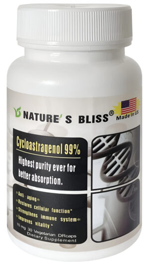 Nature'sbliss Suplementos De Telomerasa Cicloastragenol 10 Mg 99%, Extracto De Raíz De Astrágalo, Suplemento Antienveje